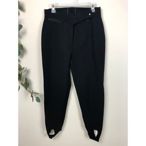 Obermeyer Black women's ski pants vintage style